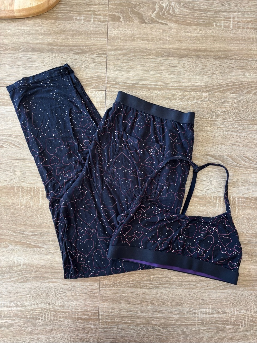 MeUndies lounge set pants and bra size XL